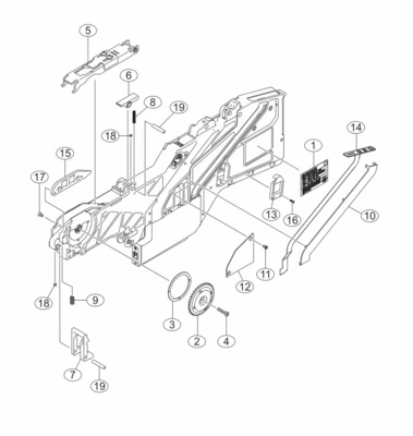 Assy KHJ-M4488-032 da placa do alimentador KHJ-M4489-005 para o alimentador de Yamaha YS12 SS