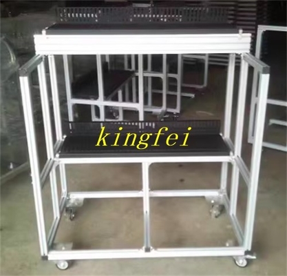 Samsung SM Feeder Storage SMT Mounting Machine Material Rack Trolley Material de armazenamento Rack Feeder Storage