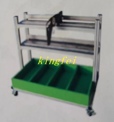 Samsung SM Feeder Storage SMT Mounting Machine Material Rack Trolley Material de armazenamento Rack Feeder Storage