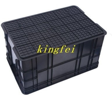 Container de logística da UE Caixa de rotatividade antiestática Engenharia de sistemas antiestática