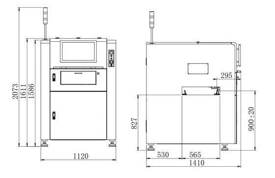 Online AOI 3D PCBA Inspeção Óptica Automática Imagem de Alta Velocidade e Alta Resolução