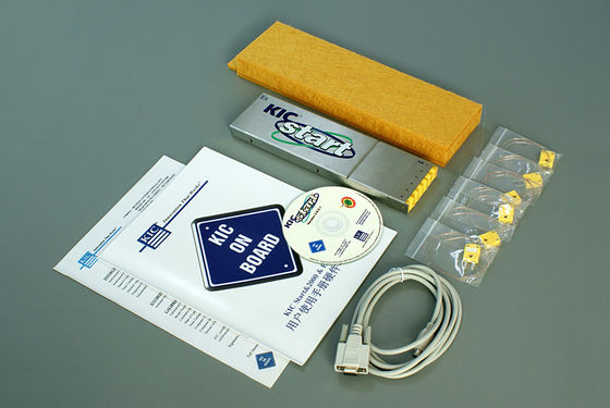 comprar Perfil térmico do COMEÇO de KIC, perfil térmico 9 do Reflow de SMT Profilling verificador de 6 canais fabricação em linha